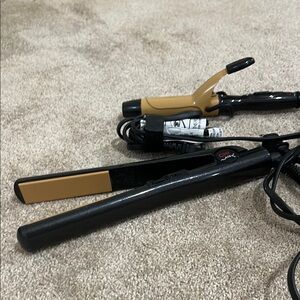 CHI Air flat iron and curling iron set